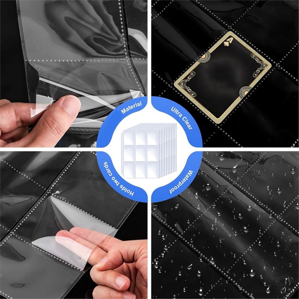Trading Card Binder - PHONE&GEAR Paquete de 120 Fundas para