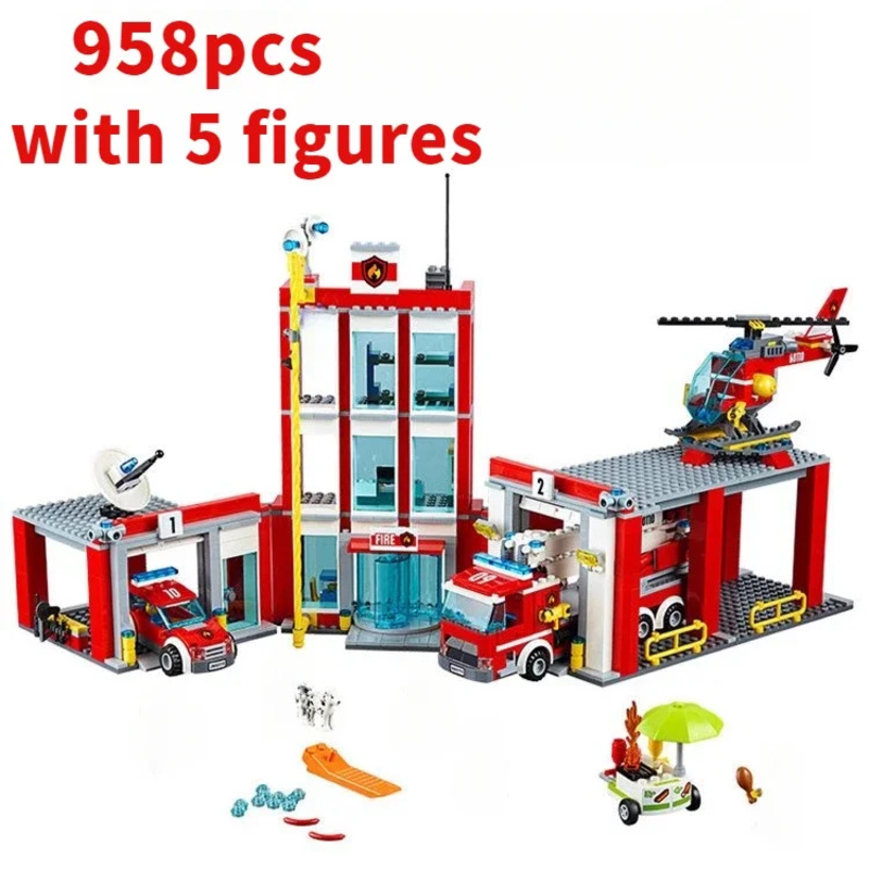 Estación de bomberos de ciudad - Lego Set City reseña y precio