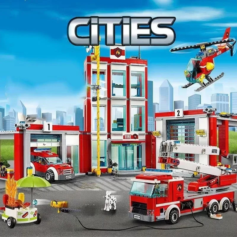 Estación de bomberos de ciudad - Lego Set City reseña y precio