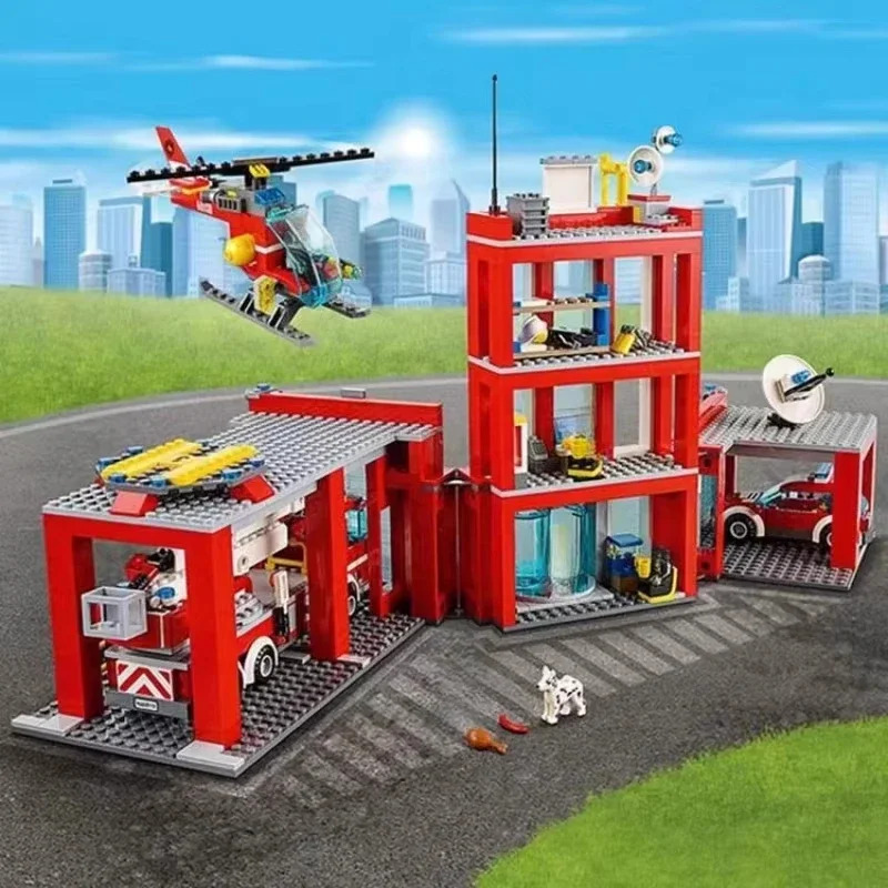Estación de bomberos de ciudad - Lego Set City reseña y precio