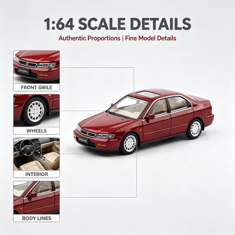Xcartoys 1/64 Honda Accord Gen - Die Cast Car 1 64 reseña y precio