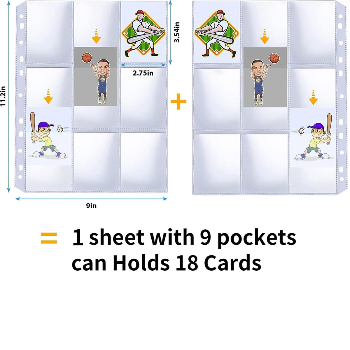Paquete de 50 Fundas para Tarj - Trading Card Binder reseña y precio