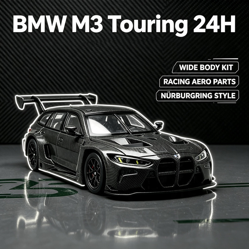 JiCar 1/64 BMW M3 Touring 24H  - Die Cast Car 1 64 reseña y precio